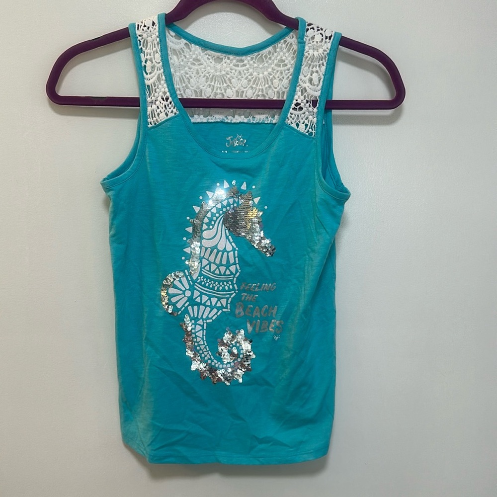 Girls Justice tank top size 12